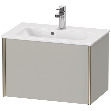 Duravit Xviu Wall-Mounted Vanity Unit Concrete Gray Matt XV40780B107